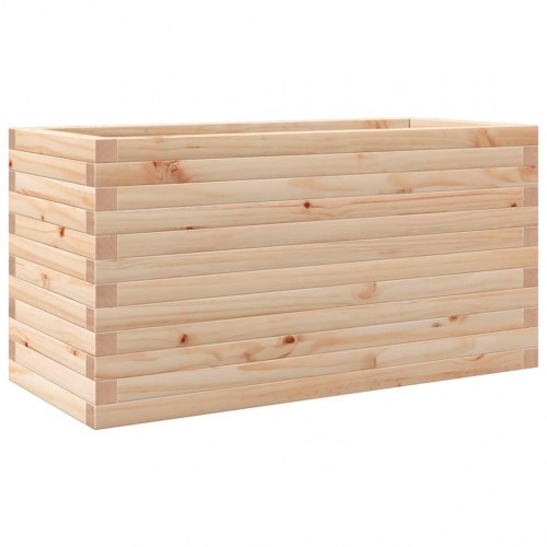 Plantekasse i massivt fyrretræ 90 x 40 x 45,5 cm