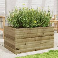 Plantekasse 90x60x45,5 cm imprægneret fyrretræ