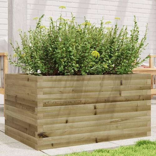Plantekasse 90x60x45,5 cm imprægneret fyrretræ