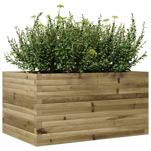 Plantekasse 90x60x45,5 cm imprægneret fyrretræ