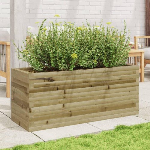 Plantekasse 110x40x45,5 cm imprægneret fyrretræ
