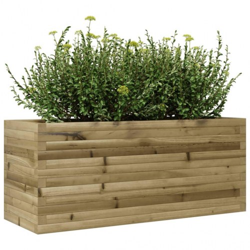 Plantekasse 110x40x45,5 cm imprægneret fyrretræ