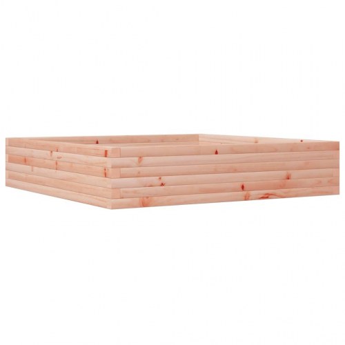 Plantekasse 110×110×23 cm i massivt douglasgran - firkantet blomsterkasse