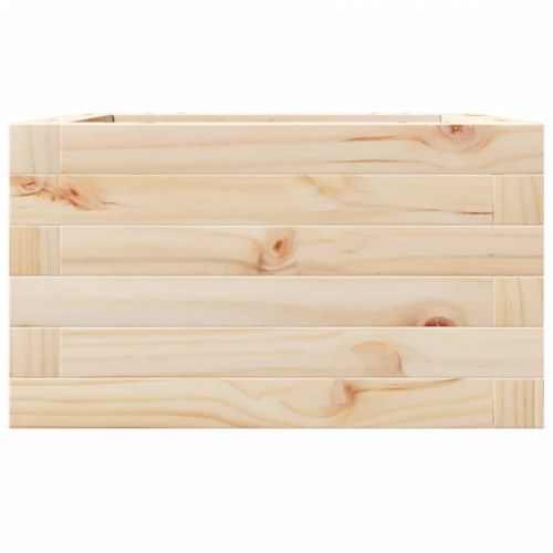 Plantekasse 40 x 40 x 23 cm i massivt fyrretræ