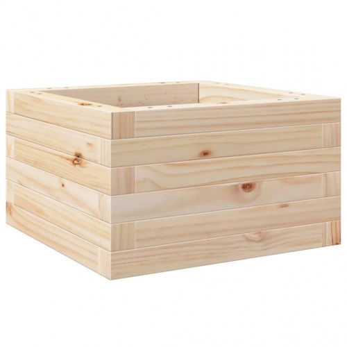 Plantekasse 40 x 40 x 23 cm i massivt fyrretræ