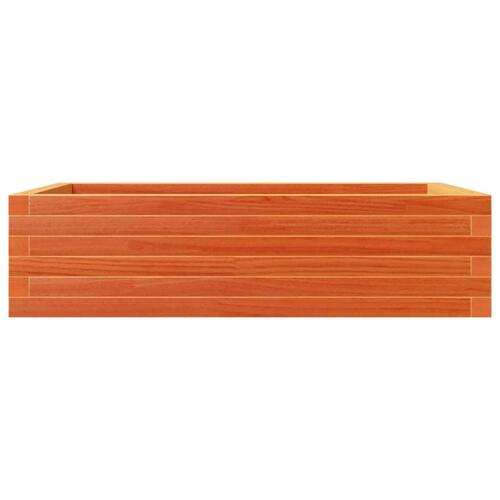 Plantekasse 90x60x23 cm massivt fyrretræ gyldenbrun