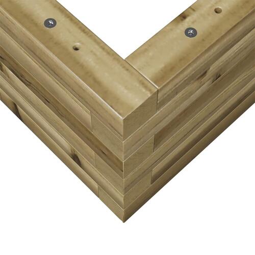 Plantekasse 90x60x23 cm imprægneret fyrretræ