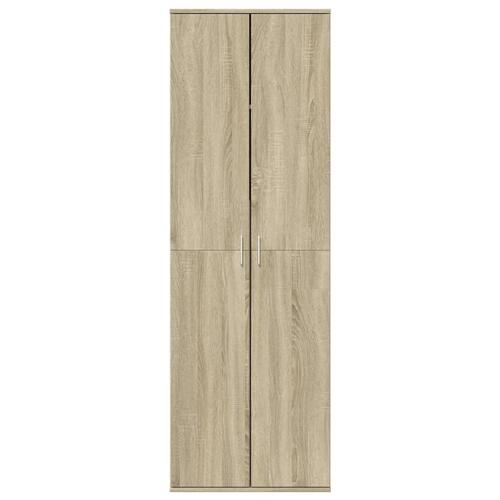 Højskab 60x35x180 cm konstrueret træ sonoma-eg