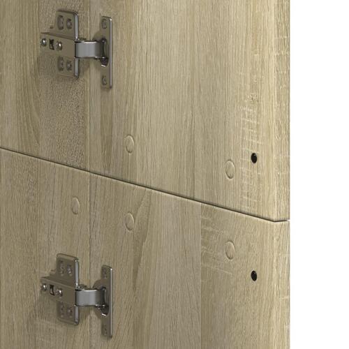 Højskab 60x35x180 cm konstrueret træ sonoma-eg