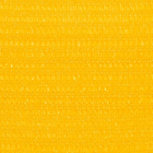 Solsejl 4 × 7 m rektangulært - HDPE 160 g/m², gul