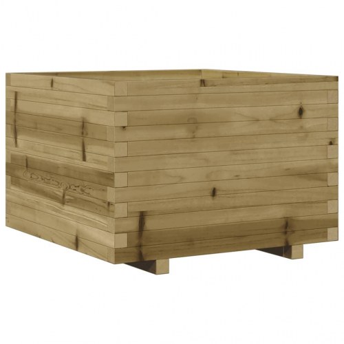 Plantekasse 70x70x49,5 cm imprægneret fyrretræ