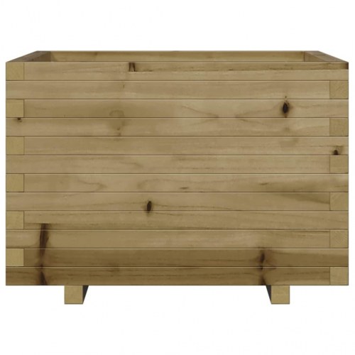 Plantekasse 70x70x49,5 cm imprægneret fyrretræ