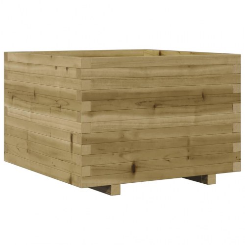 Plantekasse 70x70x49,5 cm imprægneret fyrretræ