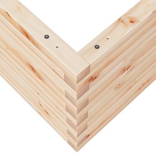 Plantekasse 60x60x45,5 cm massivt fyrretræ