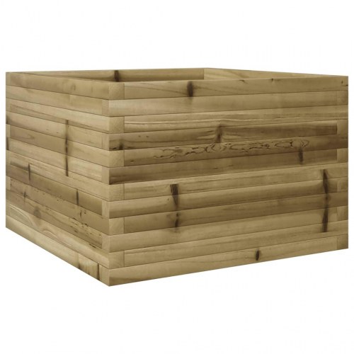 Plantekasse 70x70x45,5 cm imprægneret fyrretræ