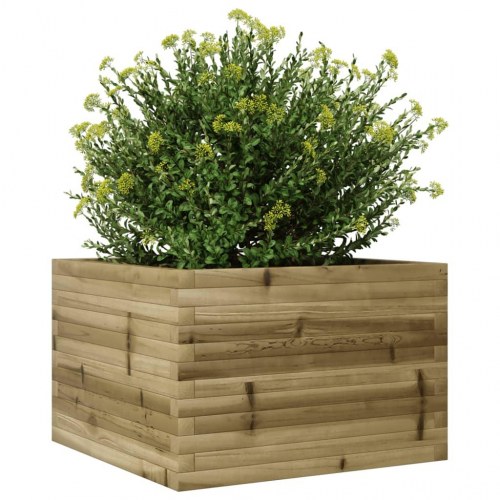 Plantekasse 70x70x45,5 cm imprægneret fyrretræ