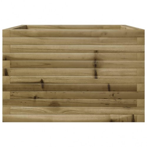 Plantekasse 70x70x45,5 cm imprægneret fyrretræ