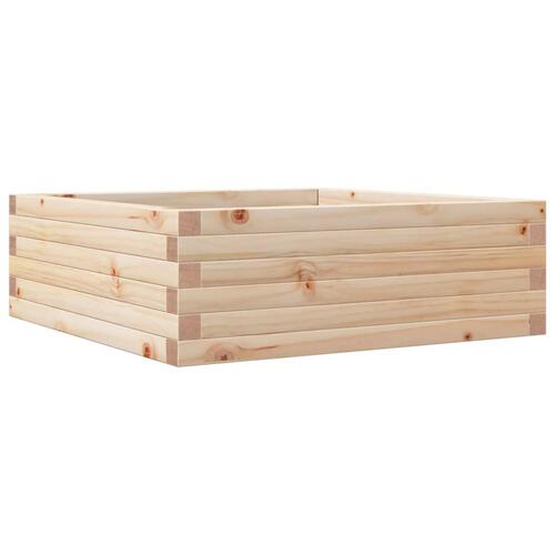 Plantekasse 70x70x23 cm massivt fyrretræ
