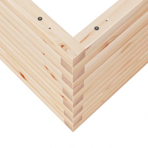 Plantekasse 50 × 50 × 45,5 cm - massivt fyrretræ