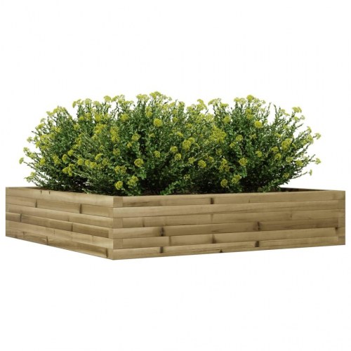 Plantekasse 110x110x23 cm imprægneret fyrretræ