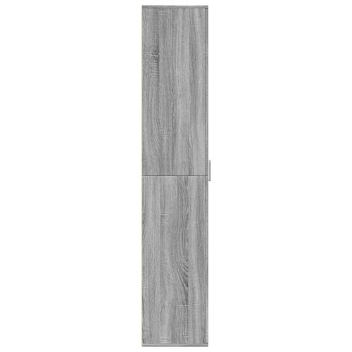 Højskab 60x35x180 cm konstrueret træ grå sonoma-eg