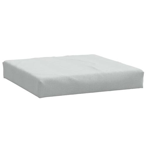 Pallehynde 60x60x9,5 cm stof meleret lysegrå