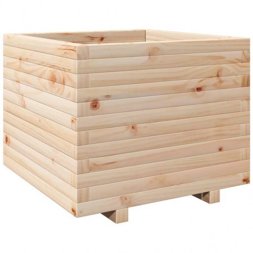 Plantekasse 60x60x49,5 cm massivt fyrretræ
