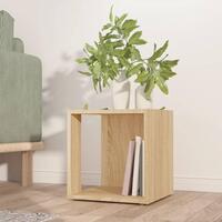 Sidebord 33x33x34,5 cm spånplade sonoma-eg