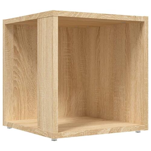 Sidebord 33x33x34,5 cm spånplade sonoma-eg