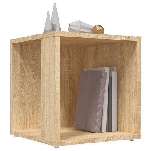 Sidebord 33x33x34,5 cm spånplade sonoma-eg