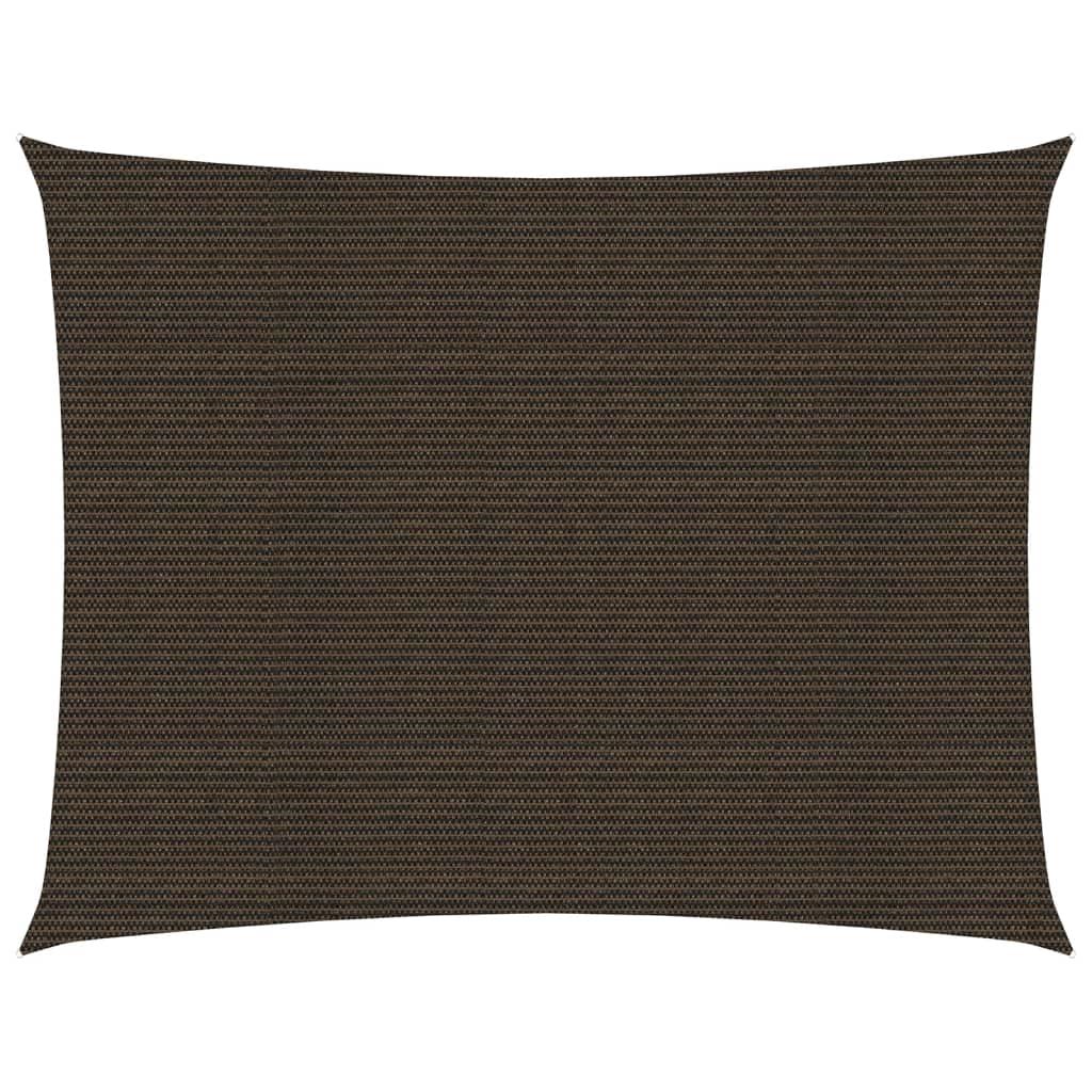 Solsejl 2X2,5 M 160 G/M² Hdpe Brun - 2.5 x 3.5 m