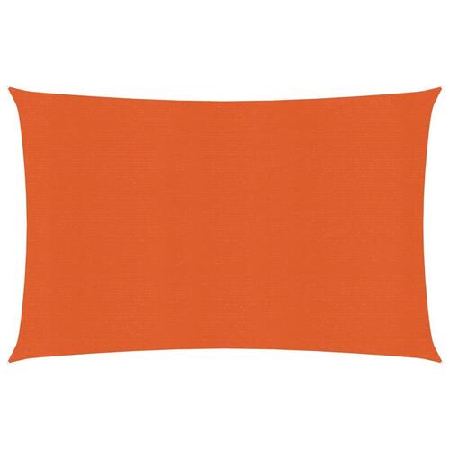 Solsejl 2x3 m 160 g/m² HDPE orange