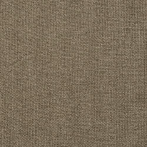 Pallehynde 60x60x10 cm stof meleret gråbrun