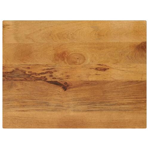 Bordplade 90x70x3,8 cm rektangulær massivt mangotræ