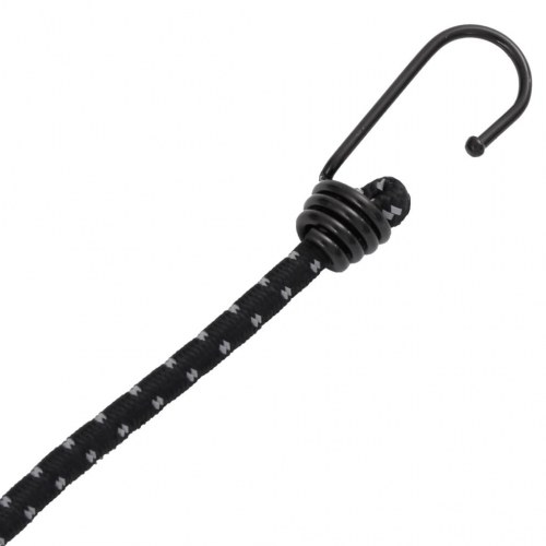 Elastiksnore 10 stk. med reflekstriber og kroge 59 cm