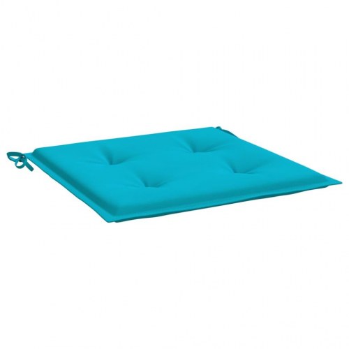 Hynder til havestol - 4 stk., 40 × 40 × 4 cm, turkis