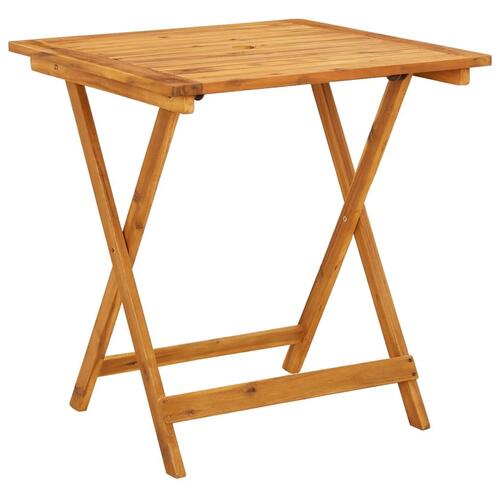 Bistrosæt 3 dele polypropylen og massivt træ beige