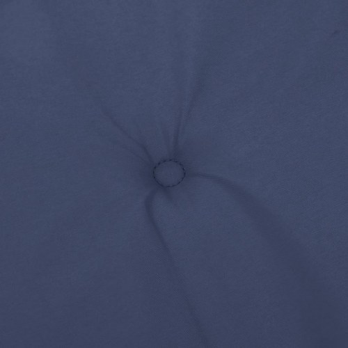 Stolehynder med lav ryg 6 stk. stof marineblå