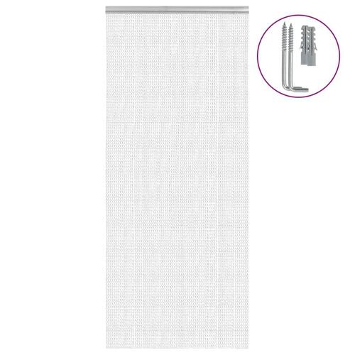 Insektskærm til dør 90x220 cm aluminium