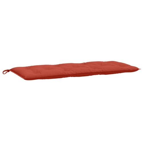 Hynder til havebænk 2 stk. 120x50x7 cm stof meleret red