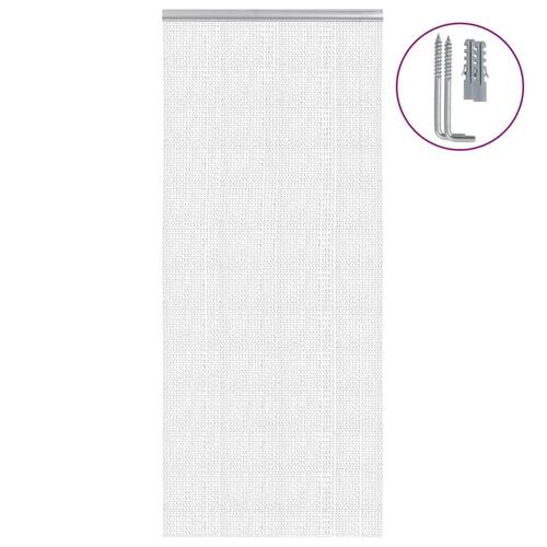 Insektskærm til dør 90x200 cm aluminium
