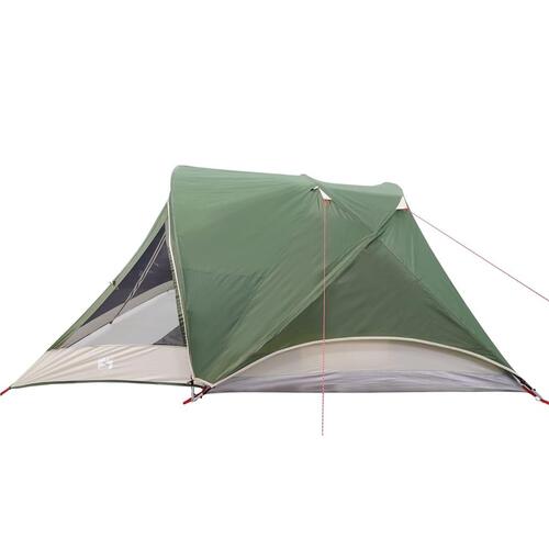4-personers campingtelt vandafvisende grøn