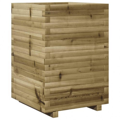 Plantekasse 50x50x72 cm imprægneret fyrretræ