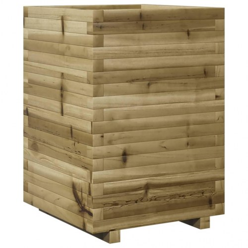 Plantekasse 50x50x72 cm imprægneret fyrretræ