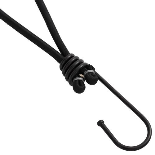 Elastiksnore med kroge 50 stk. 17 cm