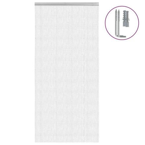 Insektskærm til dør 100x212 cm aluminium