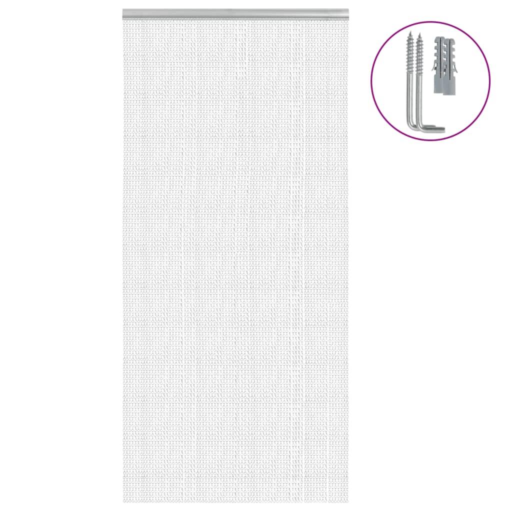 Insektskærm til dør 100x212 cm aluminium