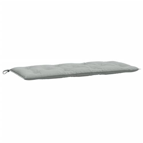 Hynder til havebænk 2 stk. 120x50x7 cm stof meleret lysegrå