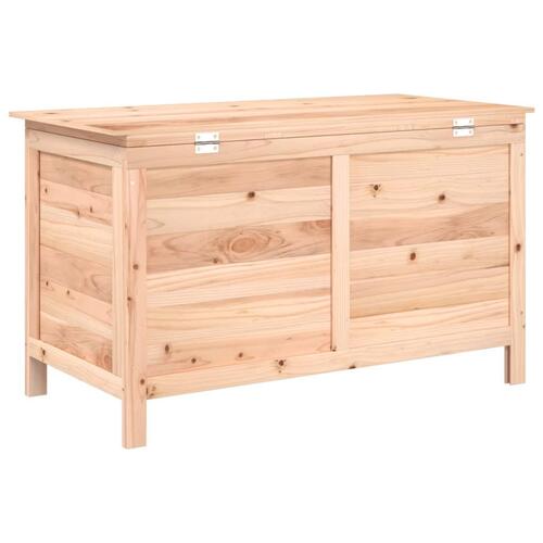 Udendørs hyndeboks 99x50x56,5 cm massivt grantræ