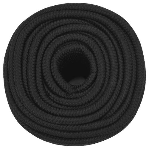 Tovværk til båd 12 mm 50 m polypropylen sort